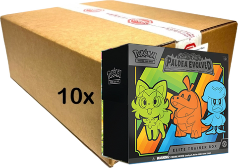 Pokemon - Scarlet & Violet - Paldea Evolved - Elite Trainer Box (Sealed Case of 10)