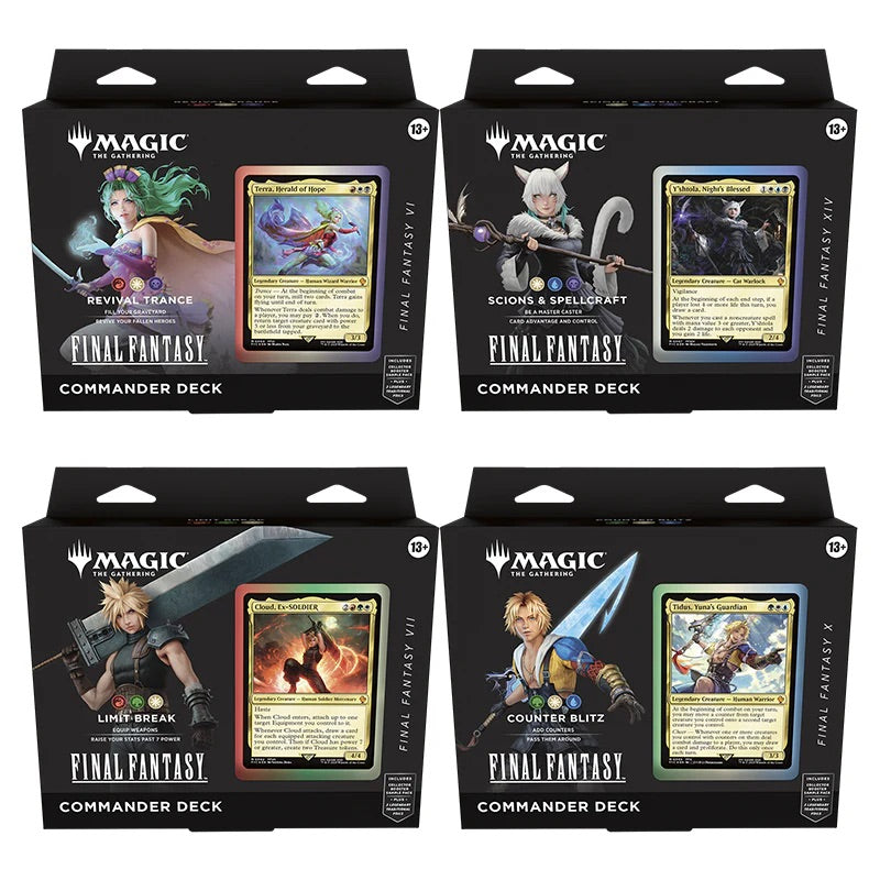 Magic The Gathering - Universes Beyond - Final Fantasy - Commander Deck - Bundle
