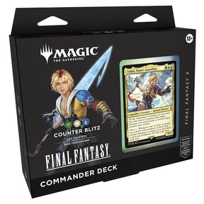 Magic The Gathering - Universes Beyond - Final Fantasy - Commander Deck - Counter Blitz - JET Cards