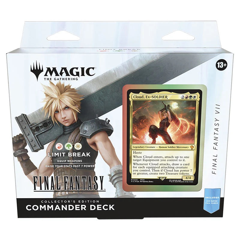 Magic The Gathering - Universes Beyond - Final Fantasy - Collector's Edition Commander Deck - Bundle