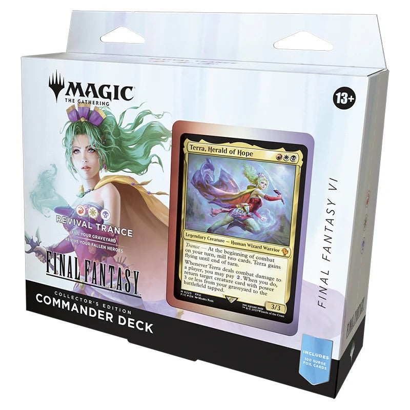 Magic The Gathering - Universes Beyond - Final Fantasy - Collector's Edition Commander Deck - Revival Trance