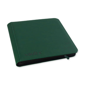 Vault X - 12-Pocket Exo-Tec® - Zip Binder - Green - JET Cards