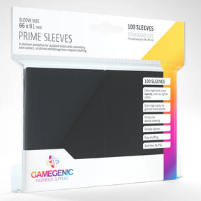 Gamegenic - Prime Sleeves 100 Black - JET Cards
