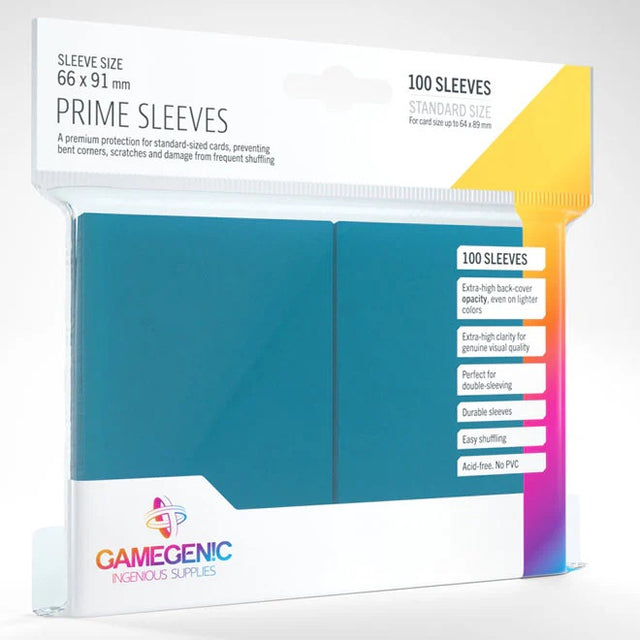 Gamegenic - Prime Sleeves 100 Blue - JET Cards