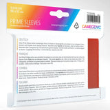 Gamegenic - Prime Sleeves 100 Red - JET Cards