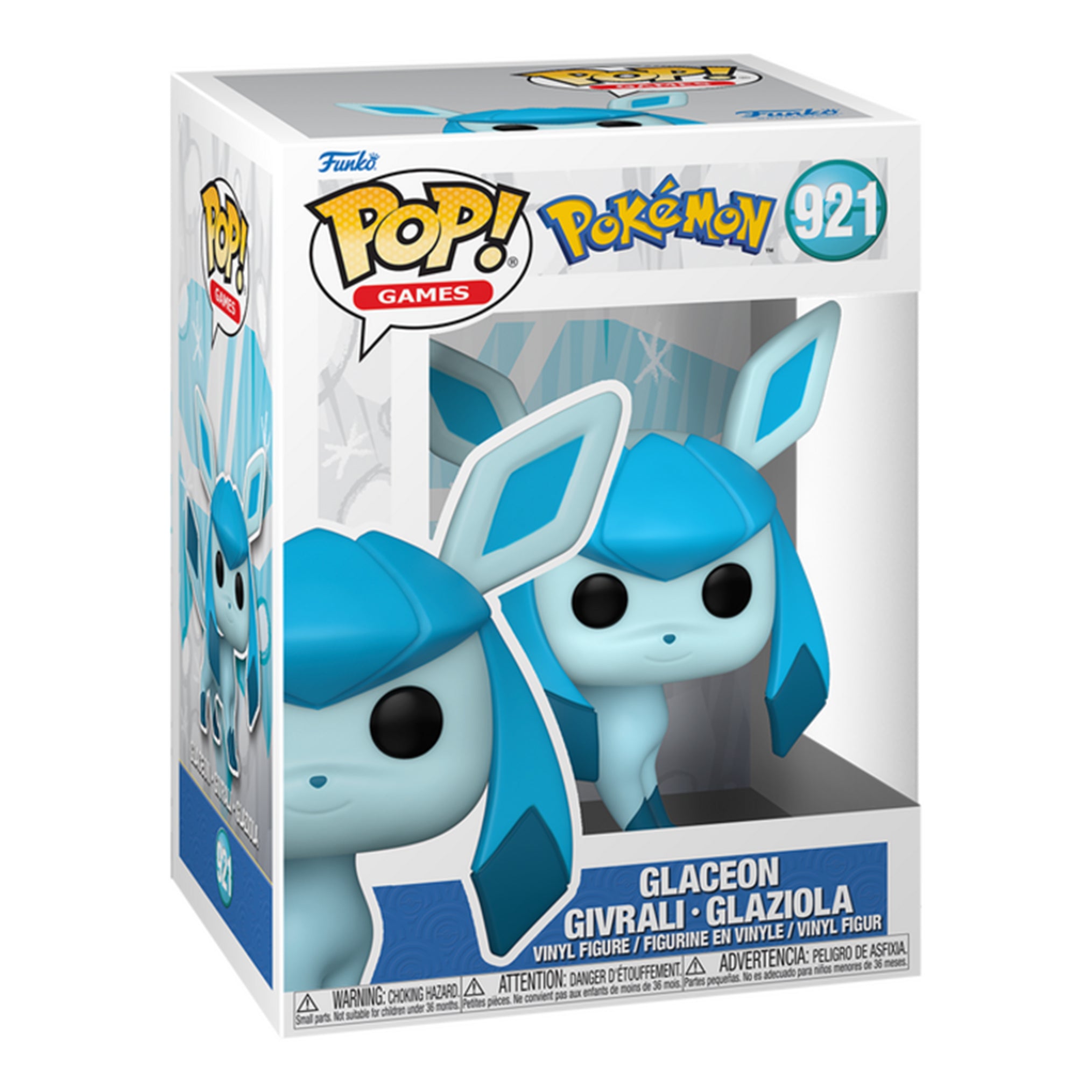 Funko POP! - Pokemon - Glaceon Vinyl Figure #921 - JET Cards