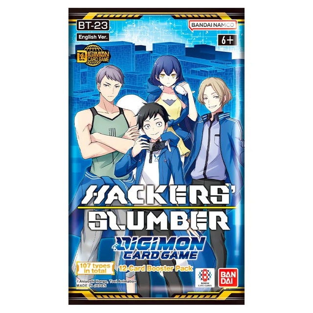 Digimon Card Game - BT23 - Hacker's Slumber - Booster Box (24 Packs) - JET Cards