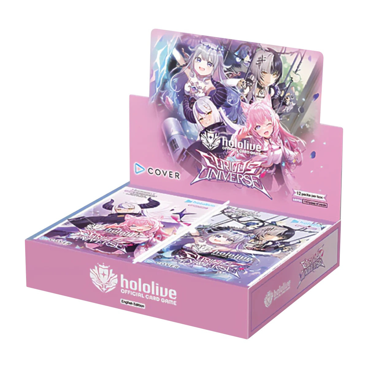 Hololive Official Card Game - Curious Universe - Booster Box (12 Packs) - JET Cards