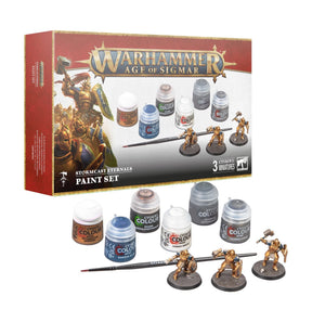 Warhammer - Age Of Sigmar - Stormcast Eternals Paint Set - JET Cards