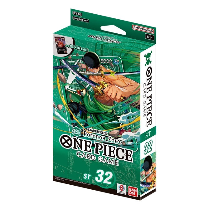 One Piece Card Game - Starter Deck - Green - Roronoa Zoro (ST-32)