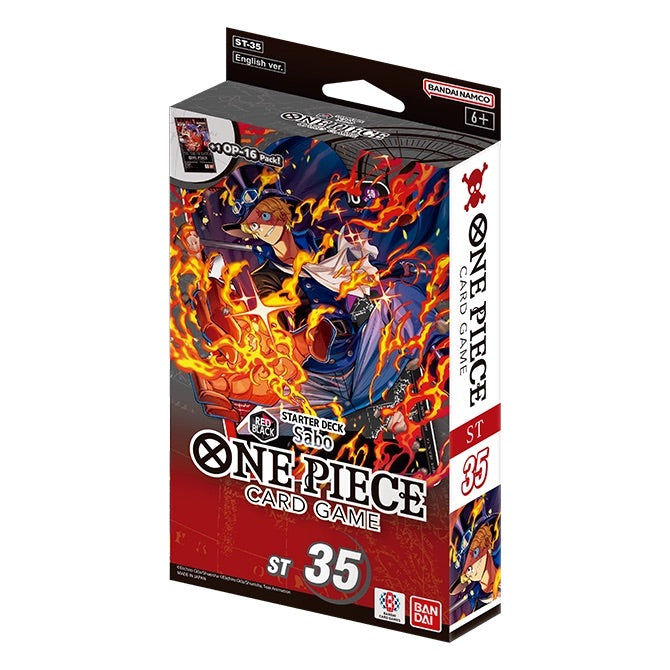 One Piece Card Game - Starter Deck - Red/Black - Sabo (ST-35)