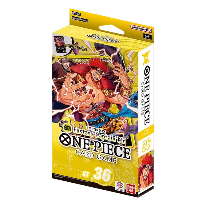 One Piece Card Game - Starter Deck - Yellow - Eustass "Captain" Kid (ST-36)