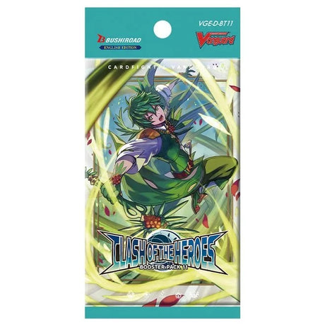 Cardfight!! Vanguard - Clash Of The Heroes - Booster Box (16 Packs) - JET Cards