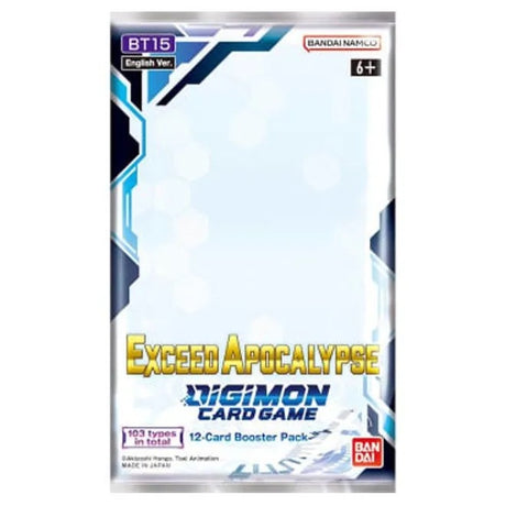 Digimon Card Game - BT15 - Exceed Apocalypse - Booster Box (24 Packs) - JET Cards