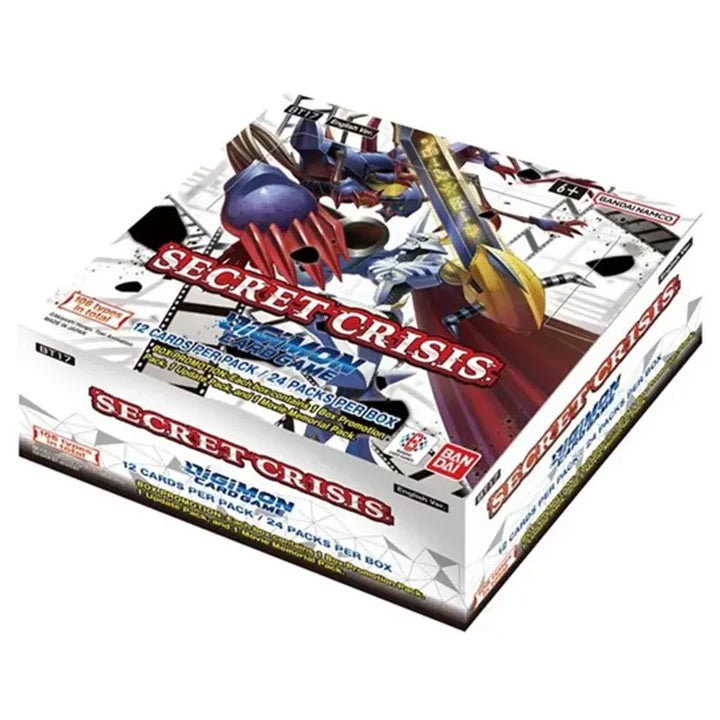 Digimon Card Game - BT17 - Secret Crisis - Booster Box (24 Packs) - JET Cards