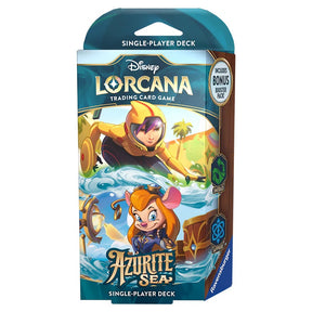 Disney Lorcana - Azurite Sea - Starter Deck - Go Go Tomago & Gadget Hackwrench - JET Cards
