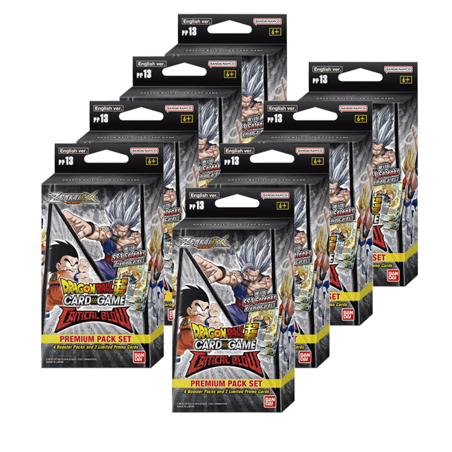 Dragon Ball Super Card Game - Zenkai Series Set 5 - Critical Blow - Premium Pack (Display Of 8) - JET Cards