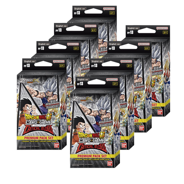 Dragon Ball Super Card Game - Zenkai Series Set 5 - Critical Blow - Premium Pack (Display Of 8) - JET Cards