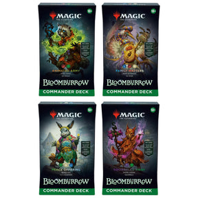 Magic The Gathering - Bloomburrow - Commander Deck - Bundle of 4 - JET Cards