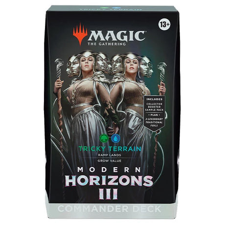Magic The Gathering - Modern Horizons 3 - Commander Deck - Tricky Terrain - JET Cards