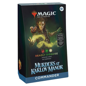 Magic The Gathering - Murders at Karlov Manor - Commander Deck - Deadly Disguise - JET Cards