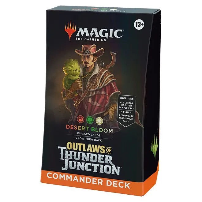 Magic The Gathering - Outlaws Of Thunder Junction - Commander Deck - Desert Bloom - JET Cards