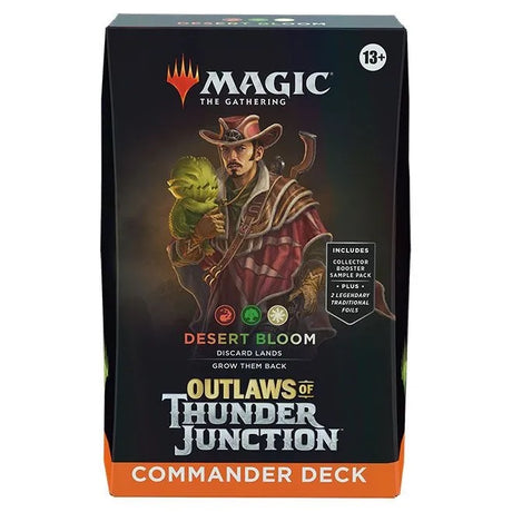 Magic The Gathering - Outlaws Of Thunder Junction - Commander Deck - Desert Bloom - JET Cards