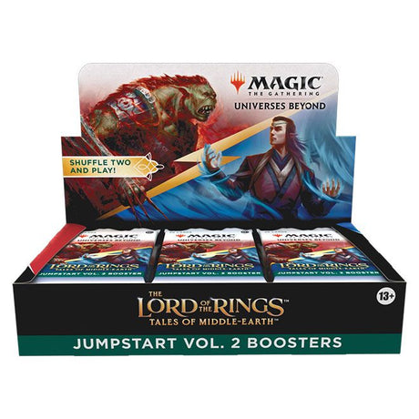 Magic The Gathering - The Lord Of The Rings - Tales Of Middle-Earth - Jumpstart Vol. 2 Booster Box (18 Packs) - JET Cards