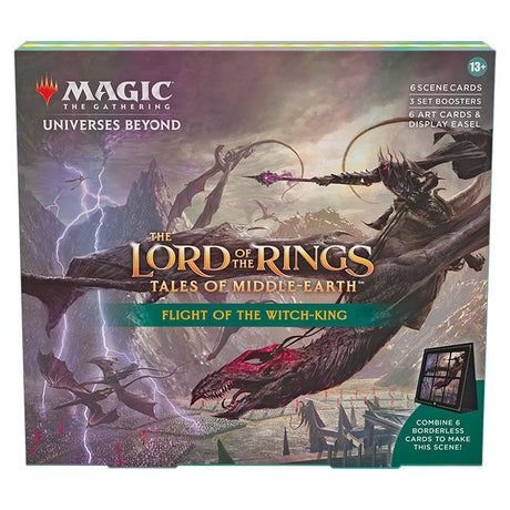 Magic The Gathering - The Lord Of The Rings - Tales Of Middle-Earth - Scene Box - Flight Of The Witch-King - JET Cards