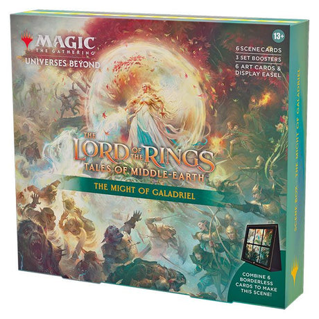 Magic The Gathering - The Lord Of The Rings - Tales Of Middle-Earth - Scene Box - The Might Of Galadriel - JET Cards