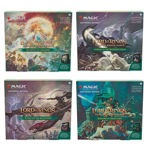 Magic The Gathering - The Lord Of The Rings - Tales Of Middle-Earth - Scene Boxes - Bundle of 4 - JET Cards