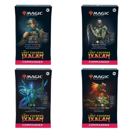 Magic The Gathering - The Lost Caverns Of Ixalan - Commander Deck - Bundle of 4 - JET Cards