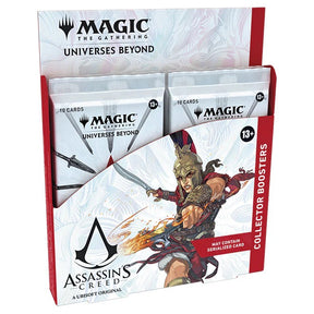 Magic The Gathering - Universes Beyond - Assassin's Creed - Collector Booster Box (12 Packs) - JET Cards