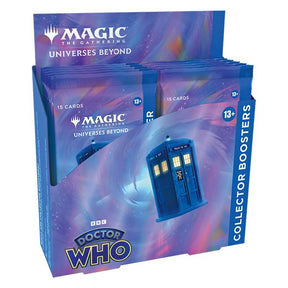 Magic The Gathering - Universes Beyond - Doctor Who - Collector Booster Box (12 Packs) - JET Cards