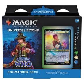 Magic The Gathering - Universes Beyond - Doctor Who - Commander Deck - Blast From The Past - JET Cards