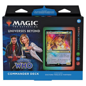 Magic The Gathering - Universes Beyond - Doctor Who - Commander Deck - Paradox Power - JET Cards