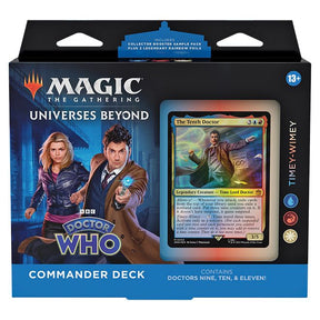 Magic The Gathering - Universes Beyond - Doctor Who - Commander Deck - Timey Wimey - JET Cards