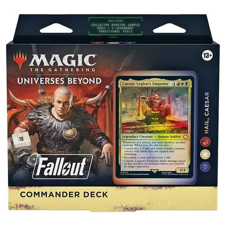 Magic The Gathering - Universes Beyond - Fallout - Commander Deck - Hail, Caesar - JET Cards