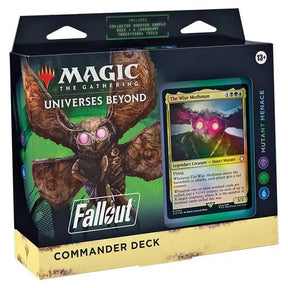 Magic The Gathering - Universes Beyond - Fallout - Commander Deck - Mutant Menace - JET Cards