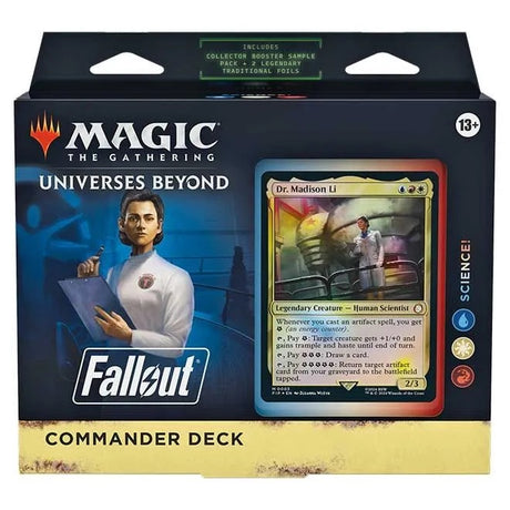 Magic The Gathering - Universes Beyond - Fallout - Commander Deck - Science! - JET Cards