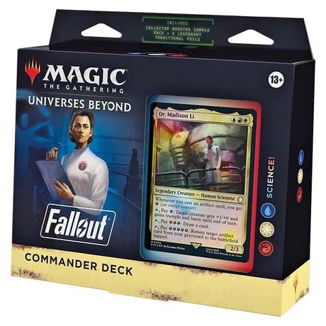 Magic The Gathering - Universes Beyond - Fallout - Commander Deck - Science! - JET Cards