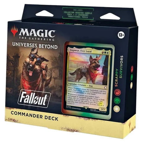 Magic The Gathering - Universes Beyond - Fallout - Commander Deck - Scrappy Survivors - JET Cards