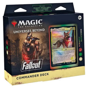 Magic The Gathering - Universes Beyond - Fallout - Commander Deck - Scrappy Survivors - JET Cards