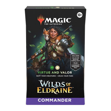 Magic The Gathering - Wilds Of Eldraine - Commander Deck - Virtue And Valor - JET Cards