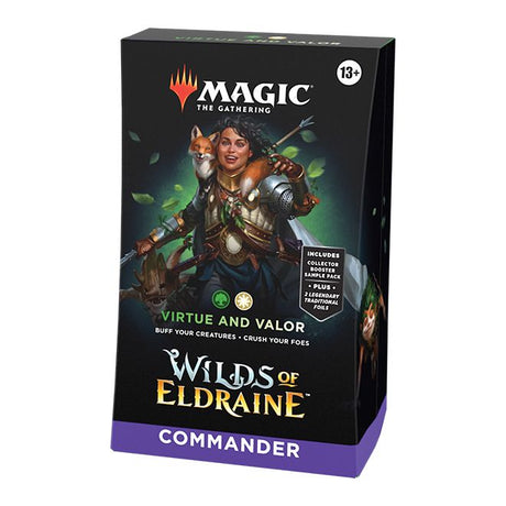Magic The Gathering - Wilds Of Eldraine - Commander Deck - Virtue And Valor - JET Cards