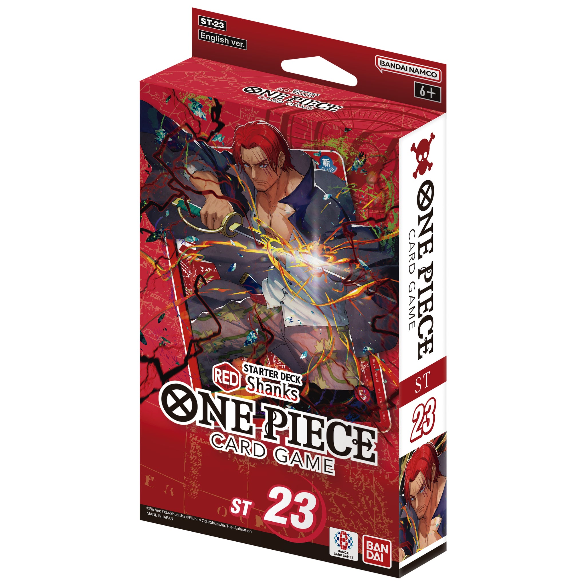 One Piece Card Game - Starter Deck - Red - Shanks (ST-23) - JET Cards