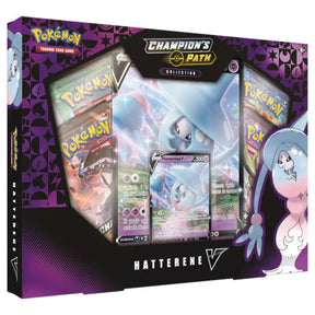Pokemon Champion's Path Hatterene V Collection Box - JET Cards