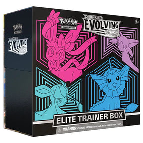 Pokemon Evolving Skies Elite Trainer Box - Sylveon, Espeon, Glaceon & Vaporeon - JET Cards