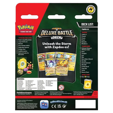 Pokemon - Ex Deluxe Battle Deck - Zapdos Ex - JET Cards