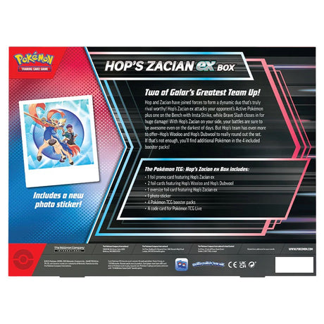 Pokemon - Hop's Zacian ex Box - JET Cards